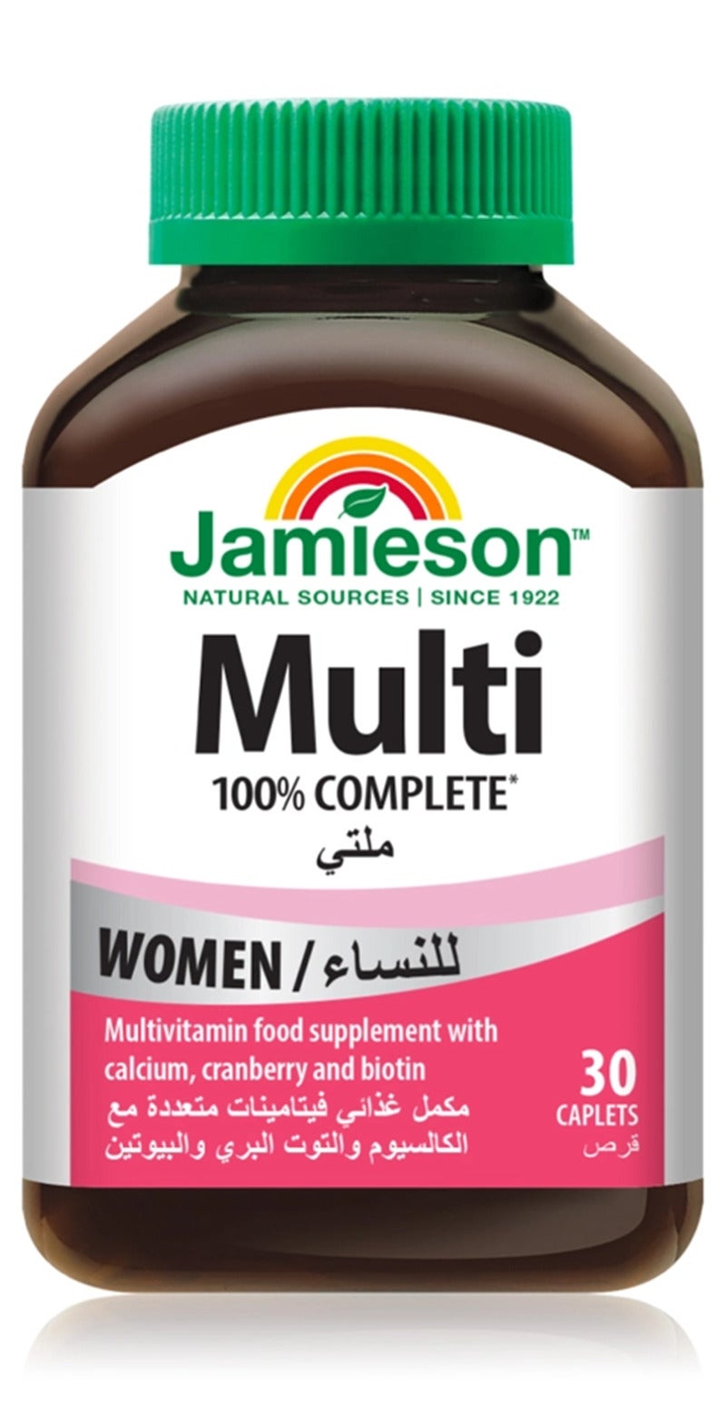 Jamieson Multi Complete 100% Women's Multivitamins 30 Tablets - Image 1